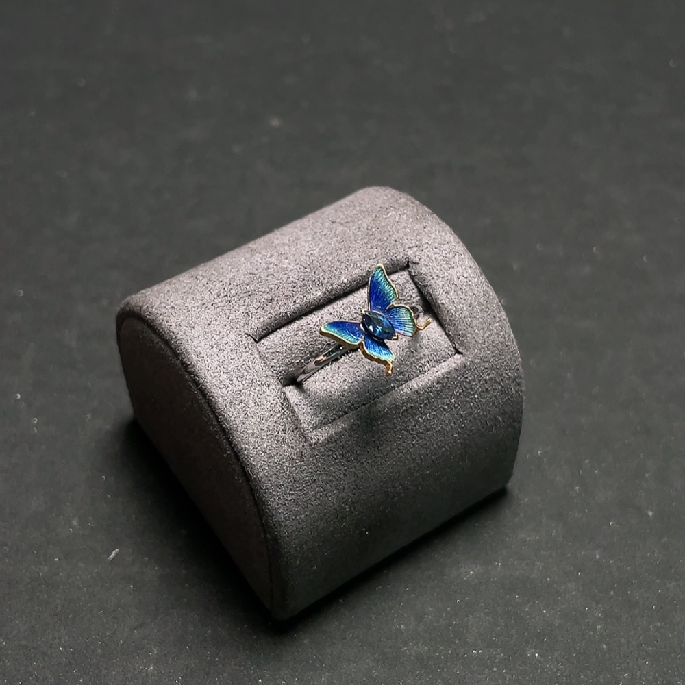 C34989122 Sapphire Ring 18k Gold Total Weight Approx. 1.5g Size 14