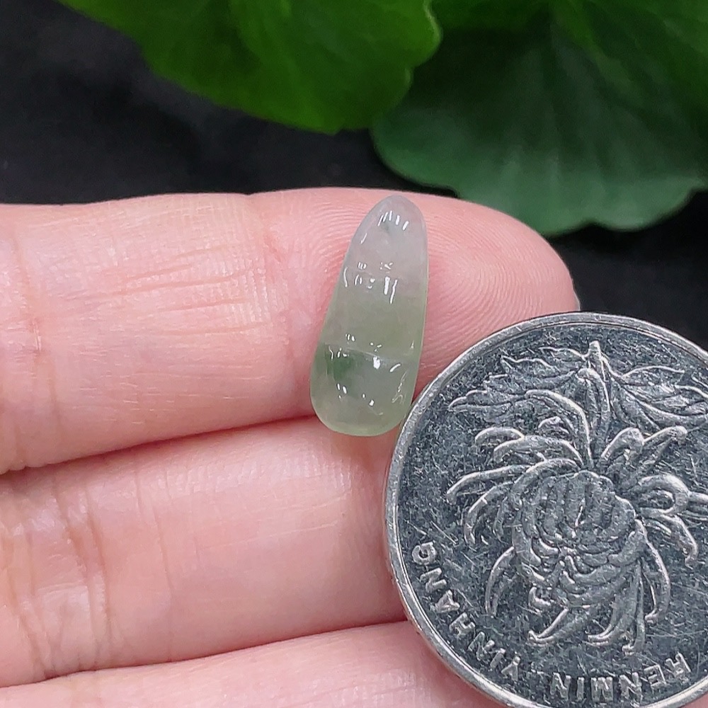 F33826843 Jadeite Inlaid Piece Total Weight Approx. 0.56g