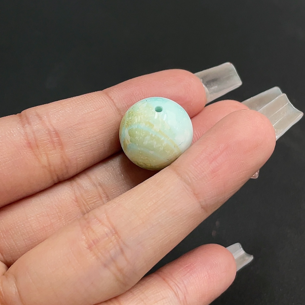 C19103648 Turquoise Pendant Containing Other Mineral Components, Total Weight Approximately 5.04g, Size About 16.2mm