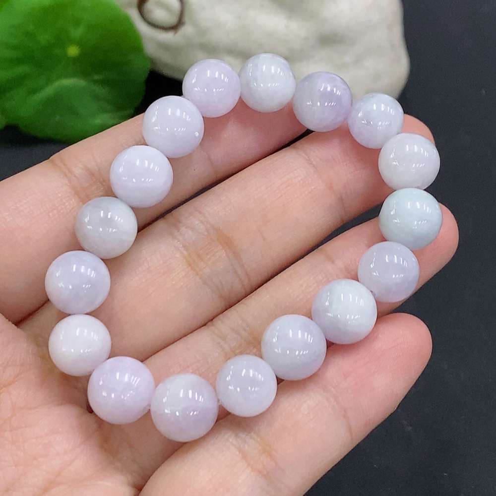 F33825991 Jadeite Bead Necklace Approx. 9.5mm Total Weight Approx. 24.8g