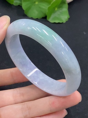 F32787855 Jadeite Round Bangle, Size 57, Total Weight Approx. 57.25g