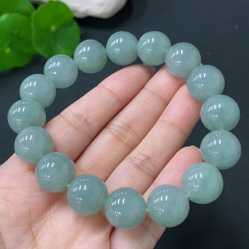 F27045943 Jadeite bracelet, approx. 13.5mm, total weight approx. 65.28g