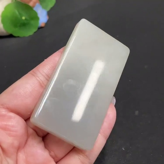 H33863910 Hetian Jade Pendant, Plain Pendant, Total Weight Approx. 67.4g