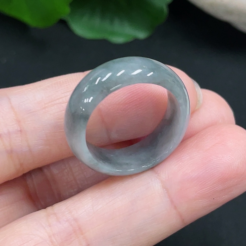 F30526607 Jadeite Ring Size 17 Total Weight Approx. 3.6g