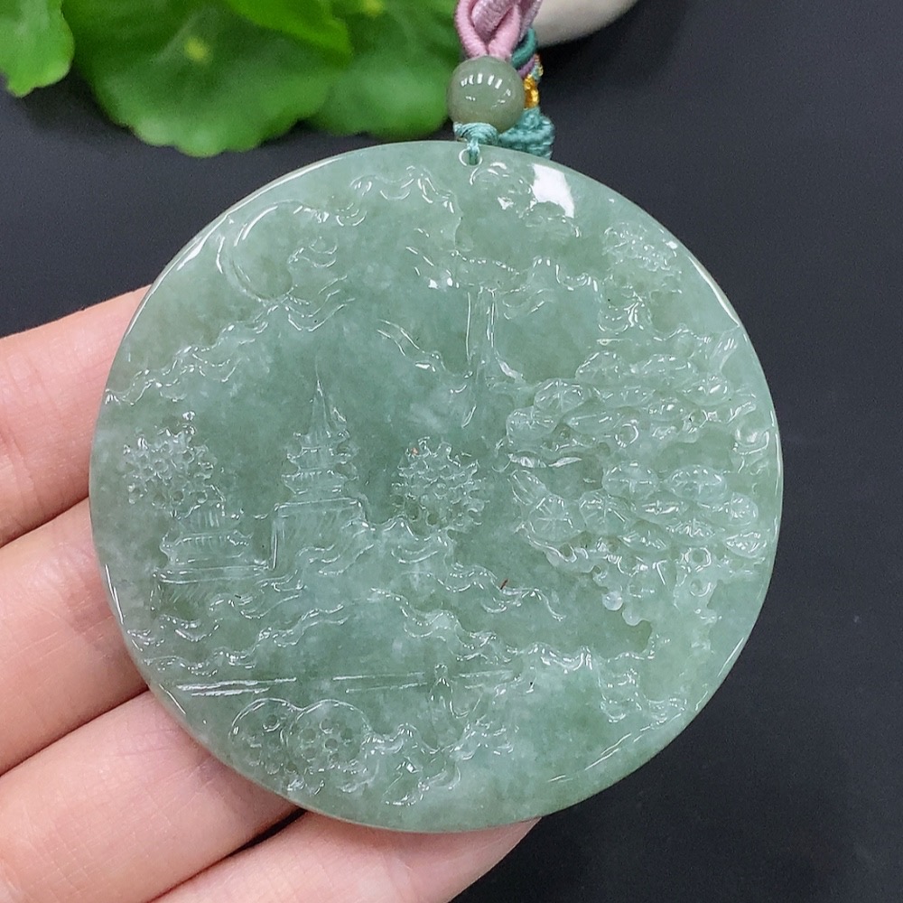 F28296557 JadeiteLandscape Pendant