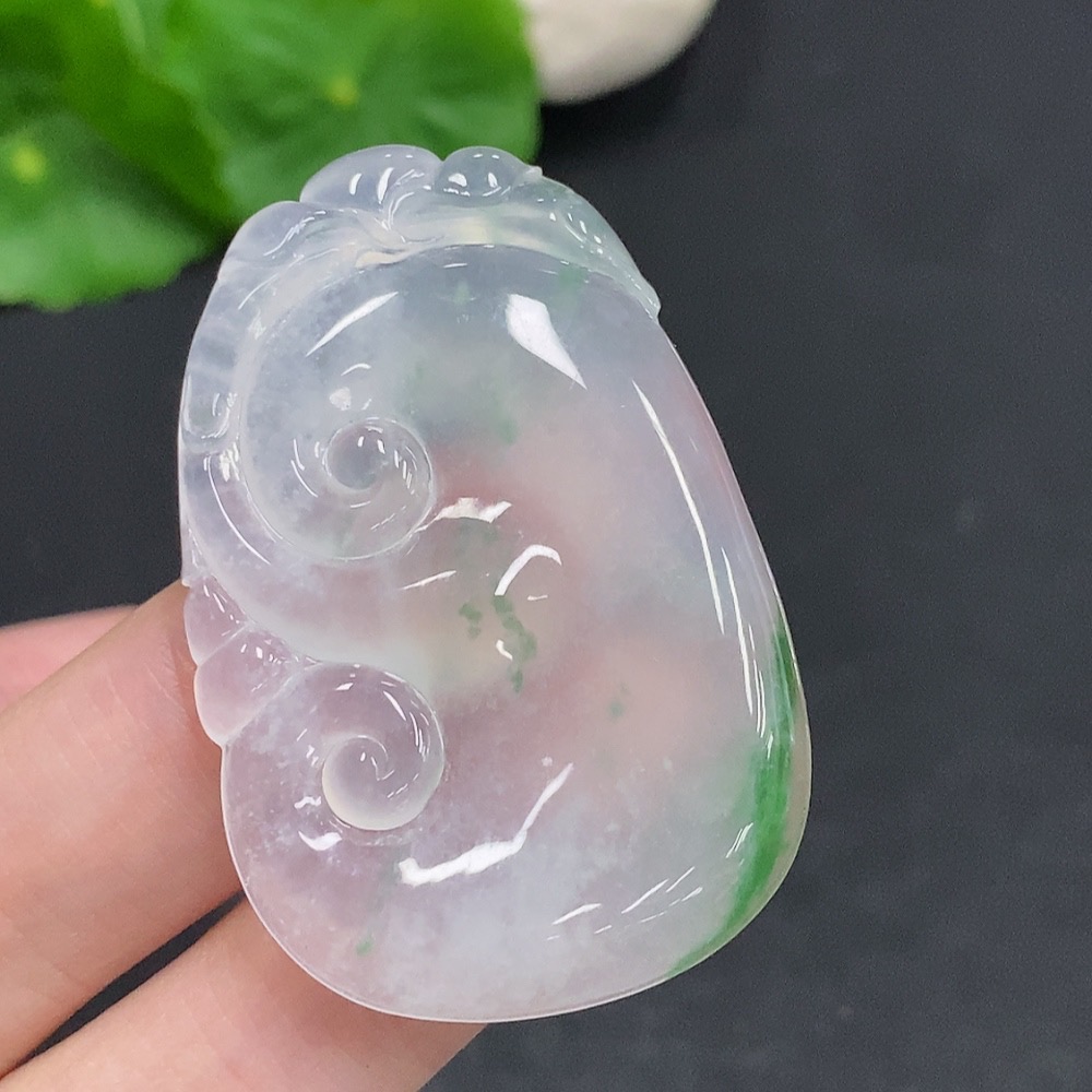 F34003280 Jadeite Ruyi Pendant Total Weight Approx.14g