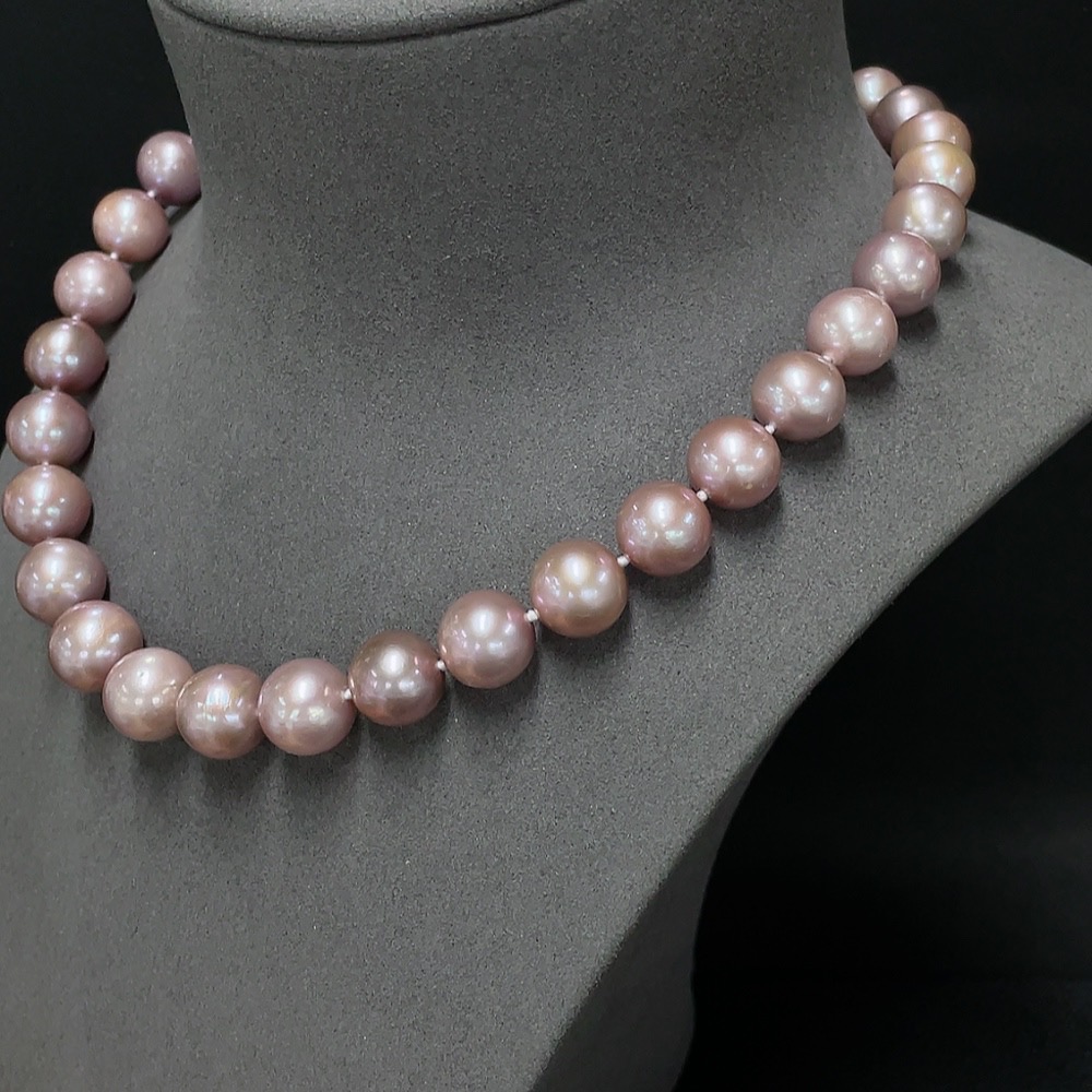 C34950497 18K Pearl Strand Total Weight Approx. 89.66g Size 11.4-13.2mm