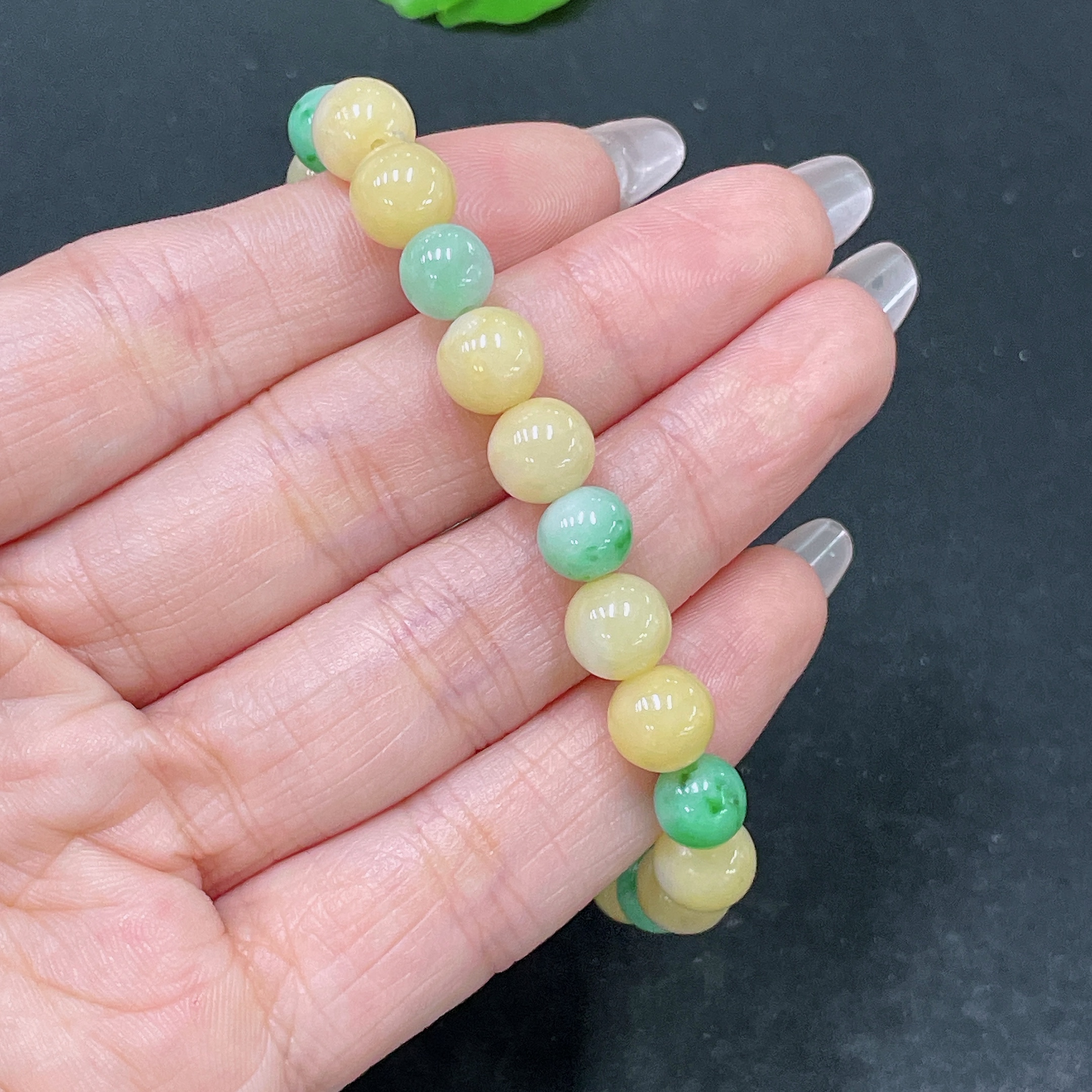 F35138884 Jadeite Bracelet Total Weight Approx. 20.26g Size About 8mm