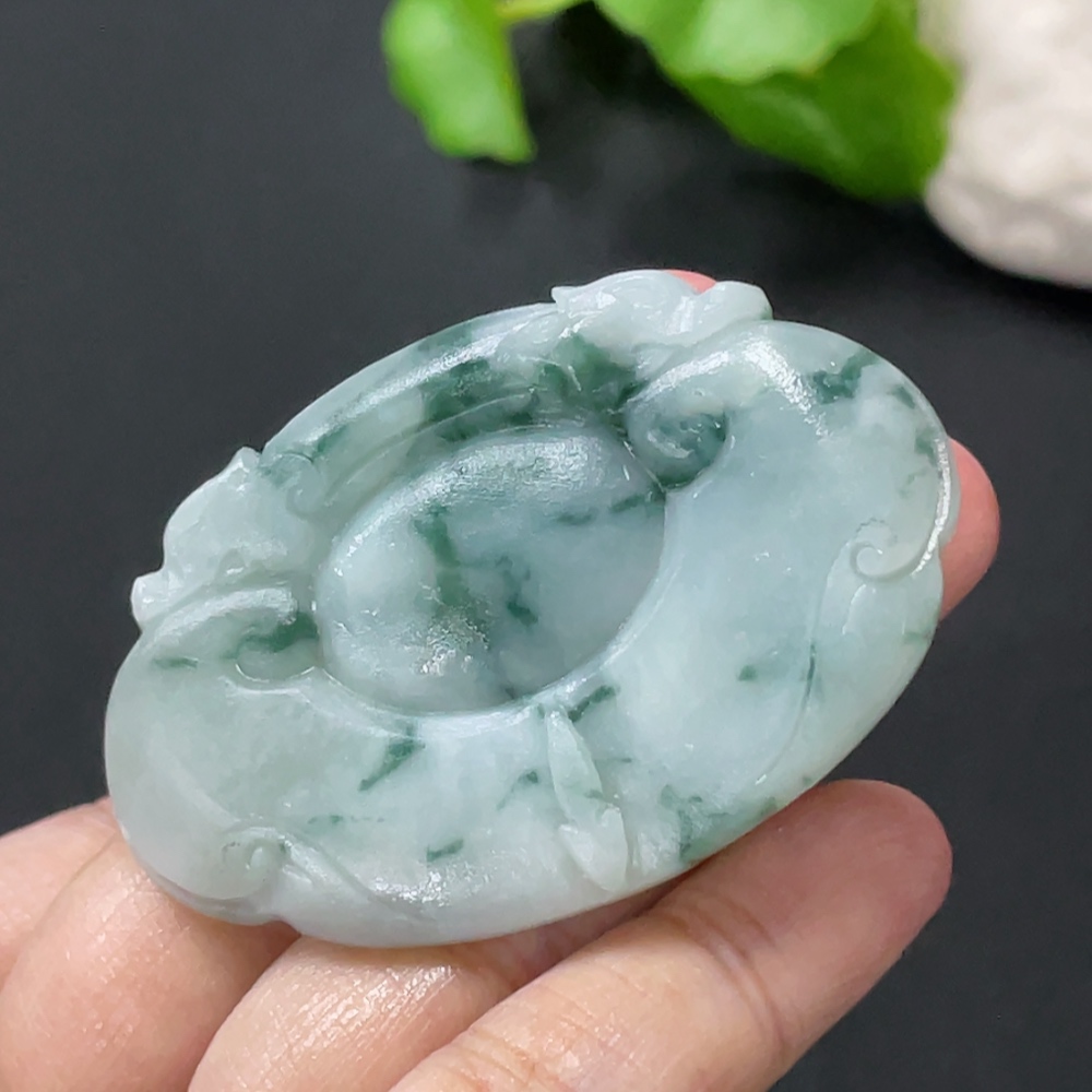 F35108673 Jadeite Rough Pendant Total Weight Approx. 23.2g