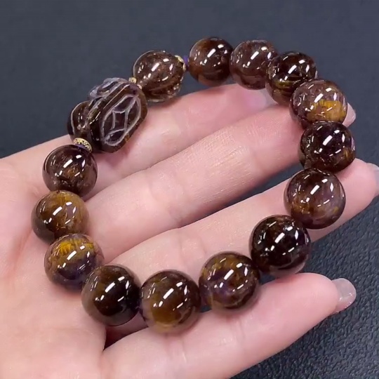 C27051711 Crystal Bracelet Total Weight Approx. 40.78g Size 11.9-12.4mm Non-Gold