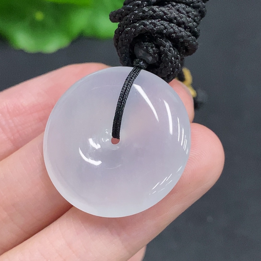 F34061425 Jadeite Peace Knot Total Weight Approximately 10.2g (Including Rope Weight)