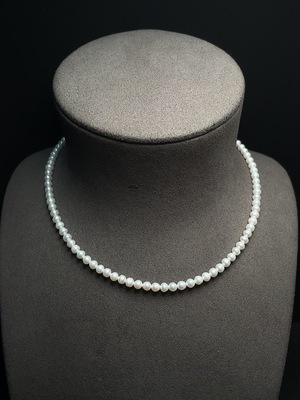C28180218 Pearl Beaded Necklace Non-Gold Setting Approx. 4.4mm Total Weight About 10.57g