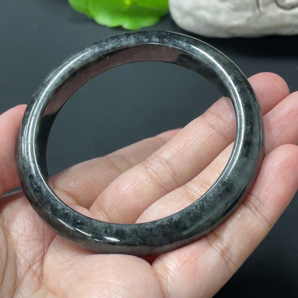 F29354084 Jadeite Round Bangle Total Weight Approx. 41.7g Size 55.7