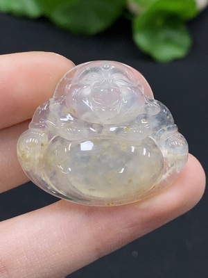 F34996068 Jadeite Buddha Pendant Total Weight approx. 8.22g