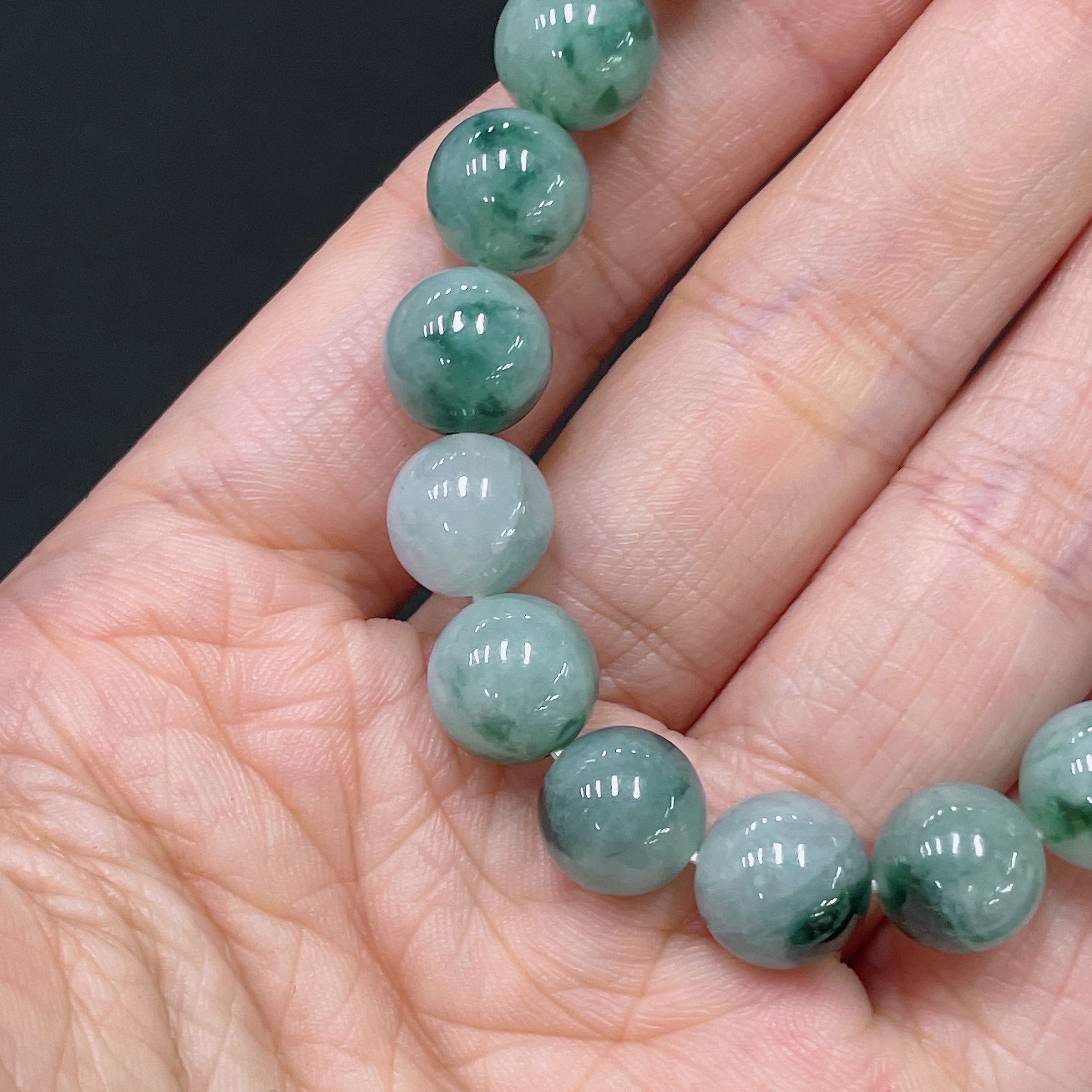 F35159281 Jadeite Bracelet Total Weight Approx. 31.4g Size About 9.8mm