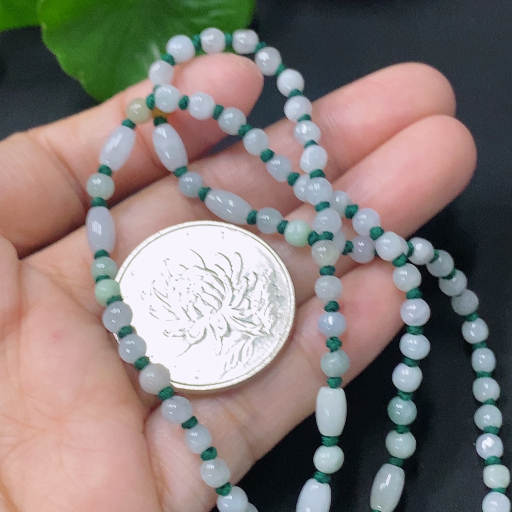 F30523229 Jadeite Pendant Deer Plaque Total Weight Approx. 37.97g Including Chain Color Origin Undetermined