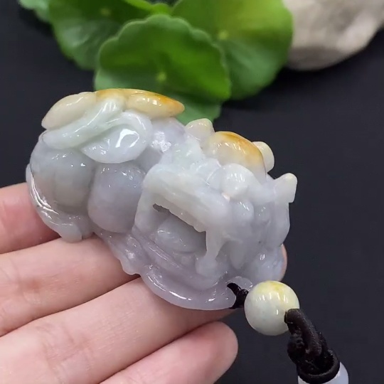 F35114869 Jadeite Pi Xiu Pendant, Total Weight Approx. 76.77g