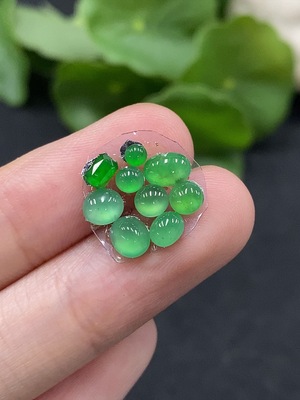 F34056756 Jadeite Cabochon Mountings Sell as a Lot