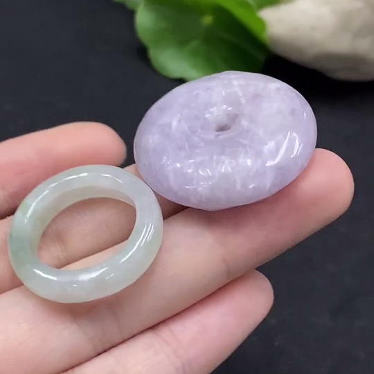 F35090247 Jadeite safety buckle pendant/ring