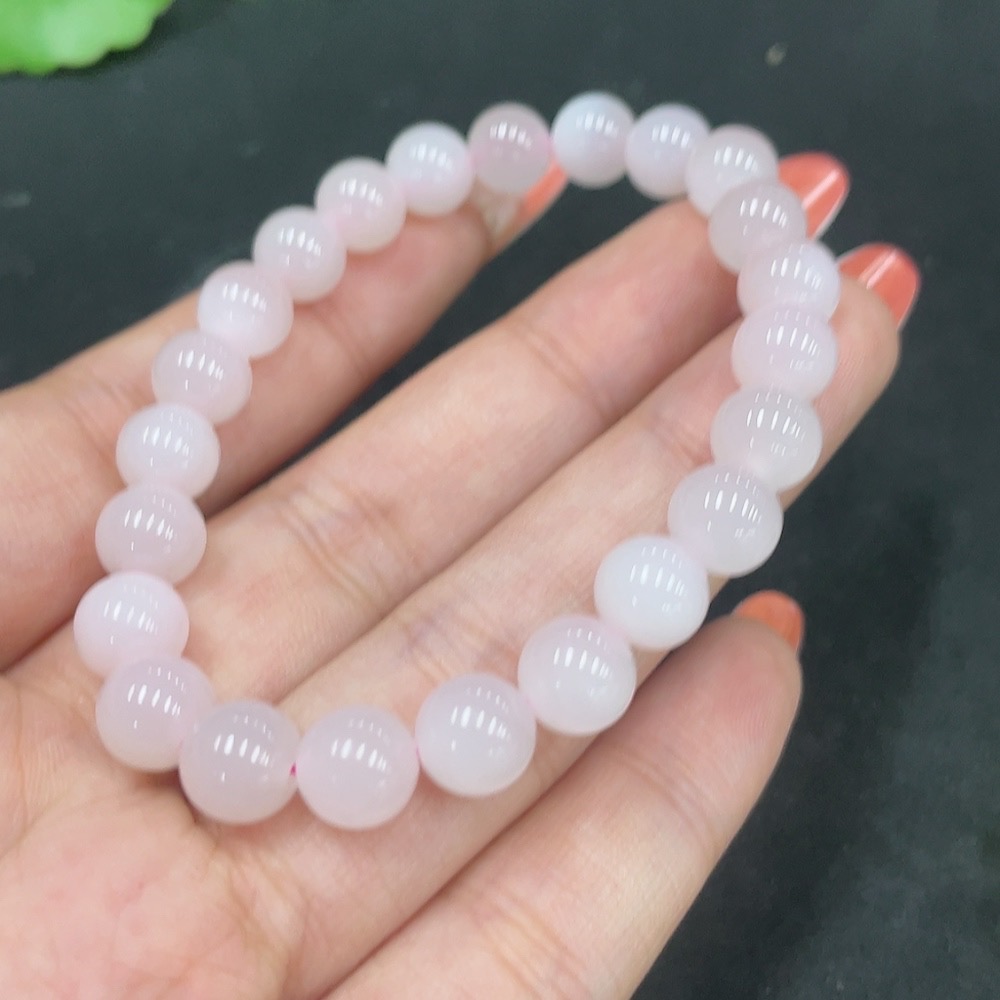 H34053301 Hetian Jade Bracelet, approx. 7.7mm, total weight approx. 17g