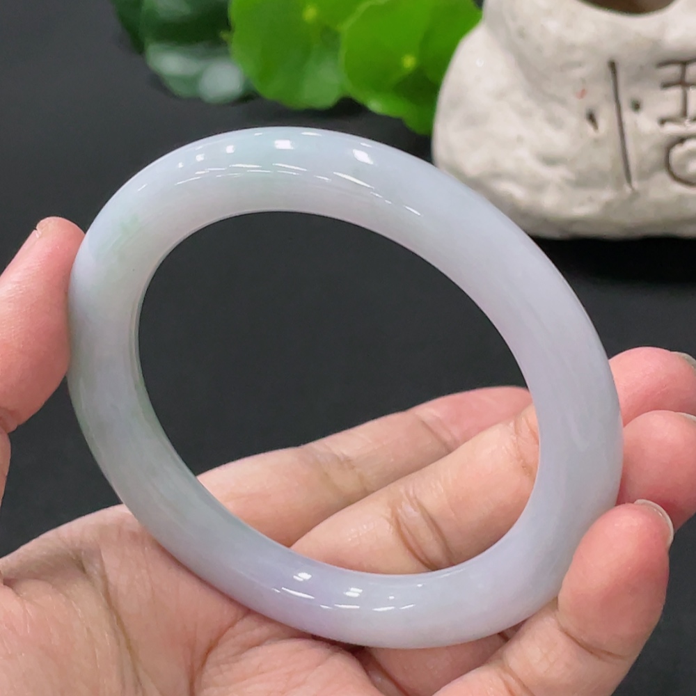 F33935756 Jadeite Round Bangle Total Weight About52g Streetsize55.9