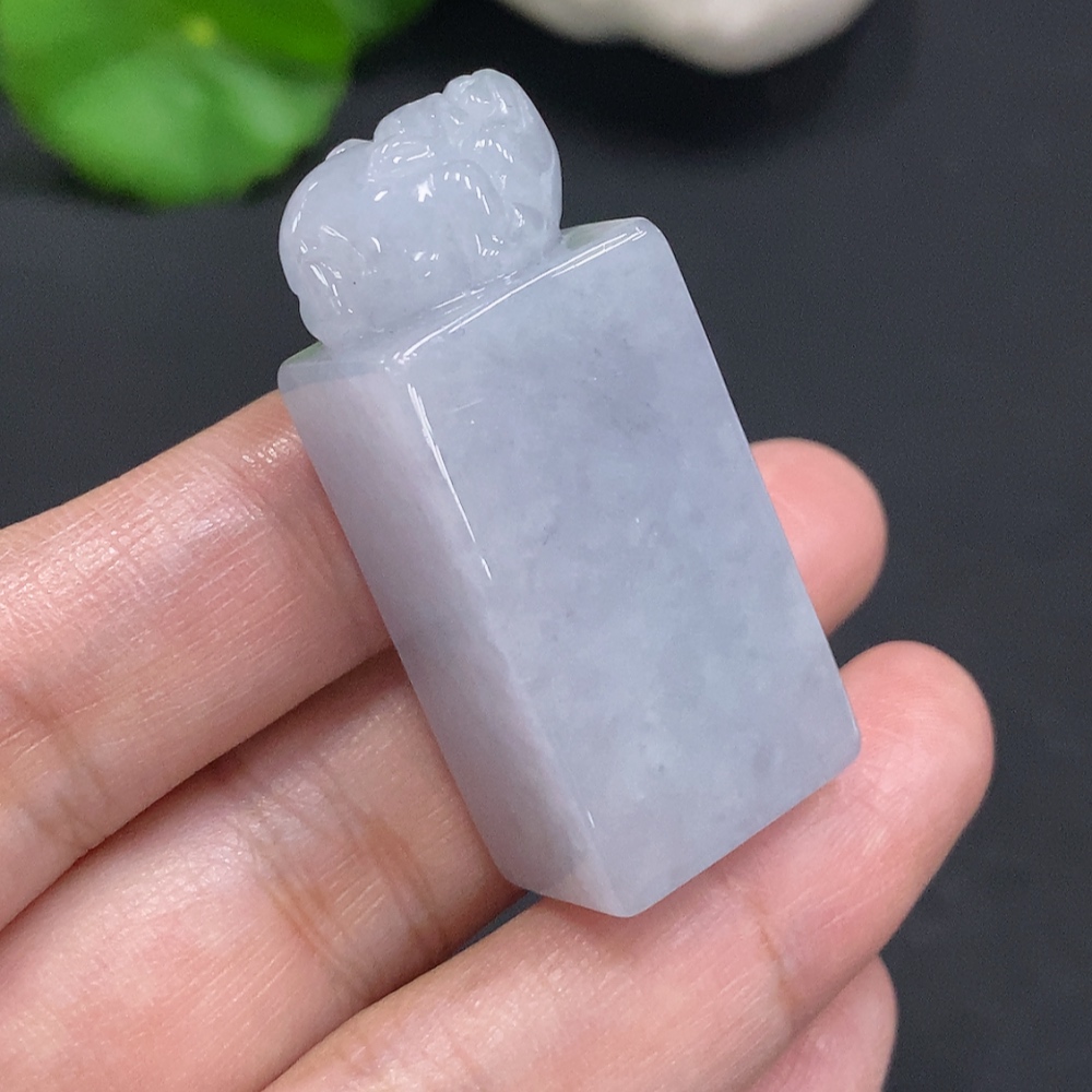 F27086557 Jadeite Seal Total Weight about 31.5g