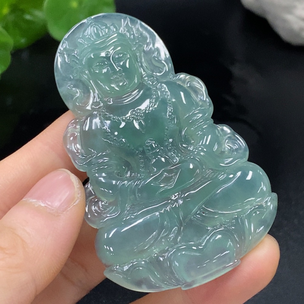 F27143331 Jadeite Tara Pendant Total weight about 27.11g