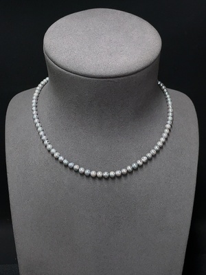 C33937930 Seawater Pearl Necklace Non-Gold Color Origin Undetermined Total Weight Approx. 13.86g Size About 4.8mm