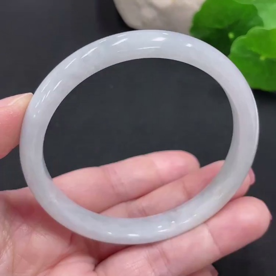 F25904847 Jadeite Round Bracelet, 59.4 Inner Diameter, Total Weight Approx. 35.4g