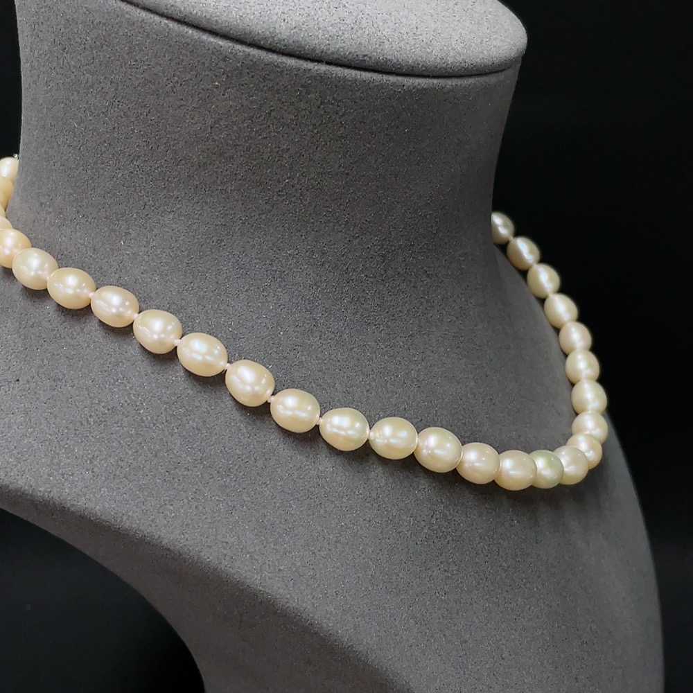 C33891539 Pearl Beaded Necklace Non-Gold Total Weight Approx. 35.17g Carat 7.7mm