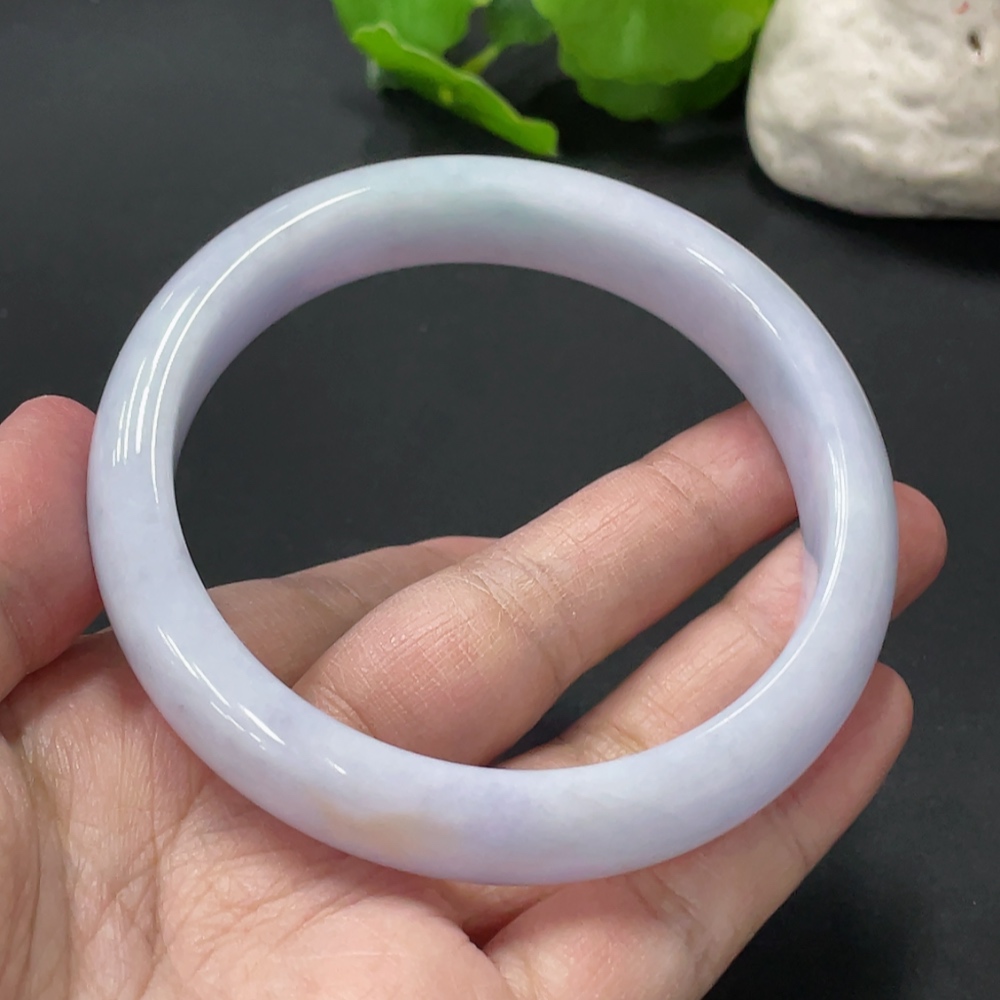 F33909135 Jadeite Round Bangle, Total Weight about 67g, Size 62.8