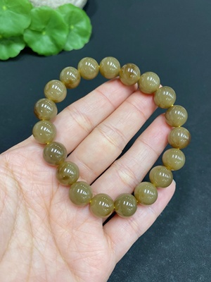 H33845252 Hetian Jade Bracelet        Approx. 9.8mm        Total Weight Approx. 29.6g