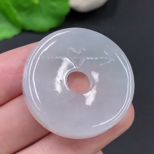 F29392361 Jadeite Donut Pendant Total Weight Approx. 15.1g