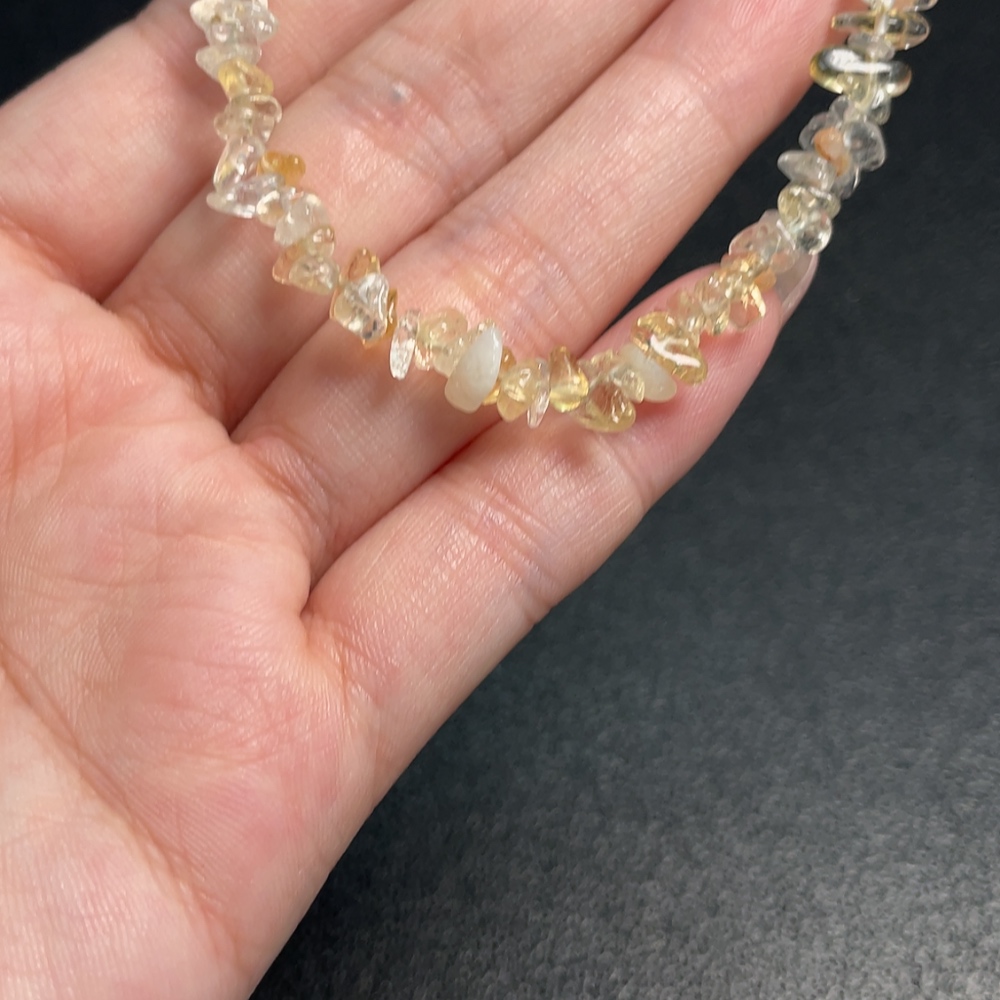 C34008584 Crystal Bracelet Non-Gold Total Weight Approx.6g Size About4.5mm