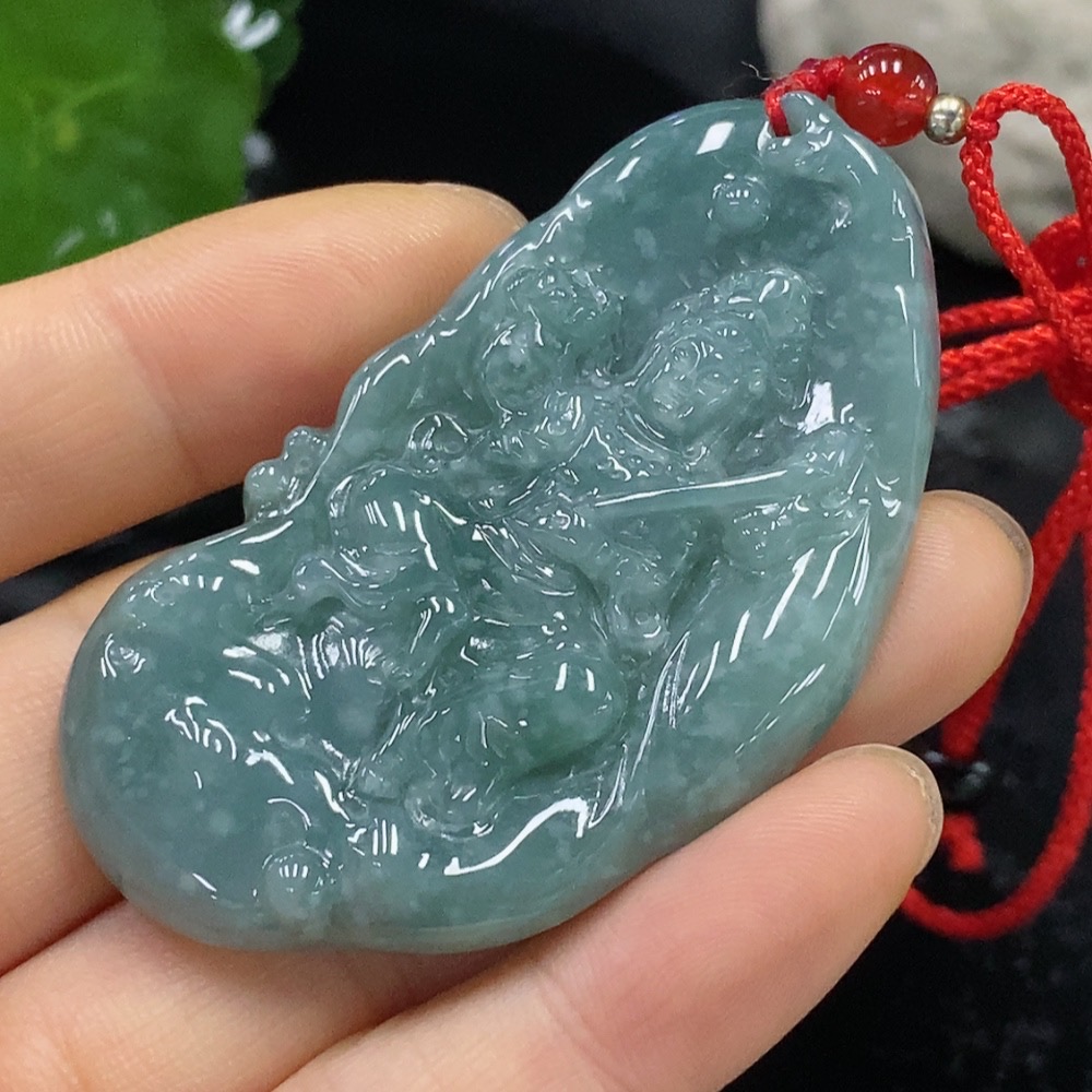 F29335055 JadeiteAkashagarbha Pendant