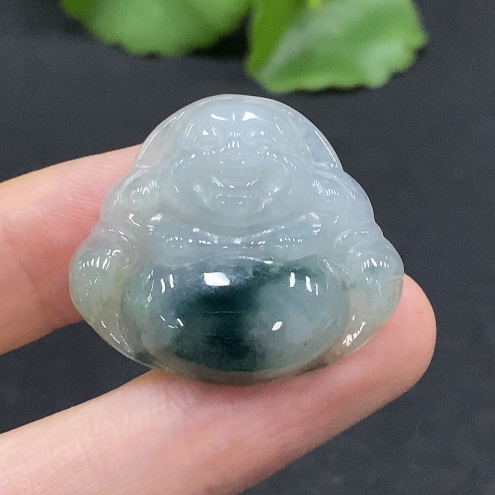 F33894519 Jadeite Buddha Pendant Total Weight Approx. 6.82g