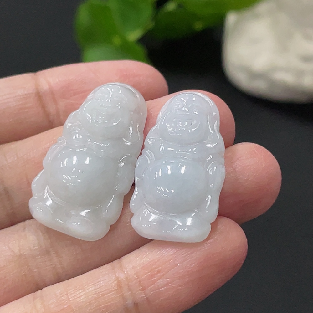 F35108567 Jadeite Standing Buddha Pendant Sell as a Lot