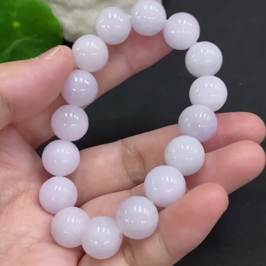F34001142 Jadeite Beaded Necklace Approx.11.7mm Total Weight Approx.46.2g