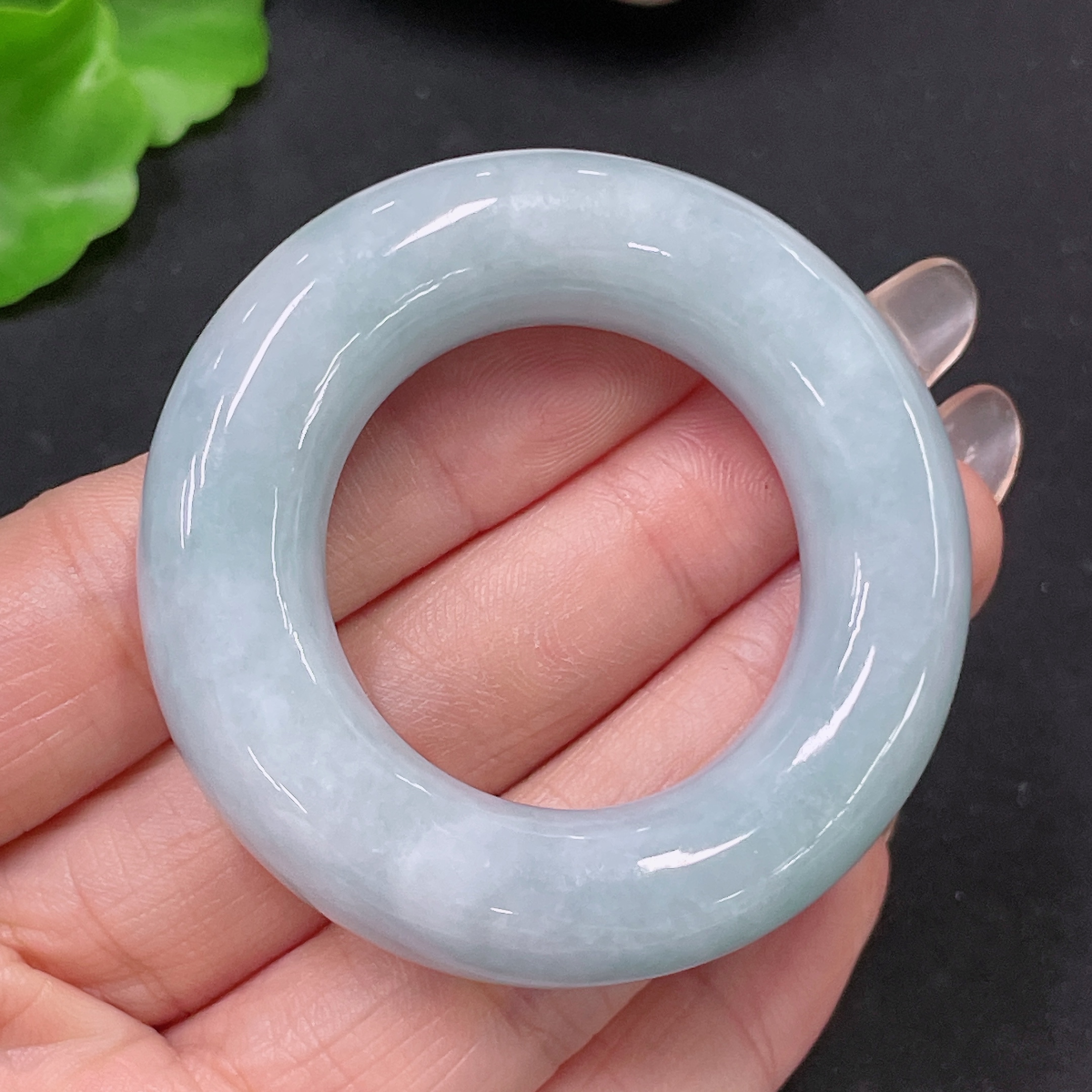 F34064927 Jadeite Pendant Peace Ring Total Weight Approx. 49.18g