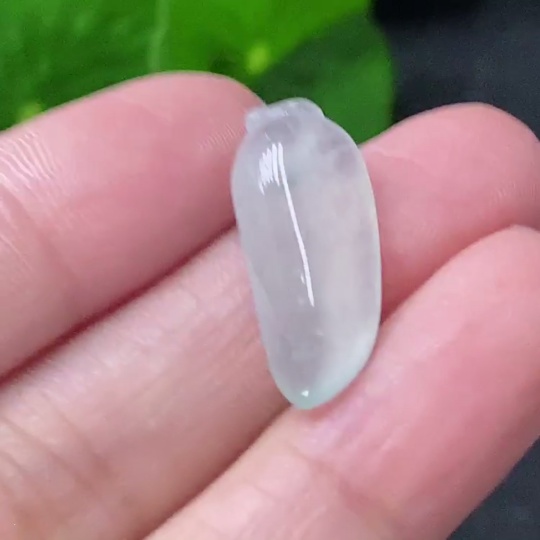 F29351372 Jadeite Fu Gua Pendant, Total Weight Approx. 1.45g