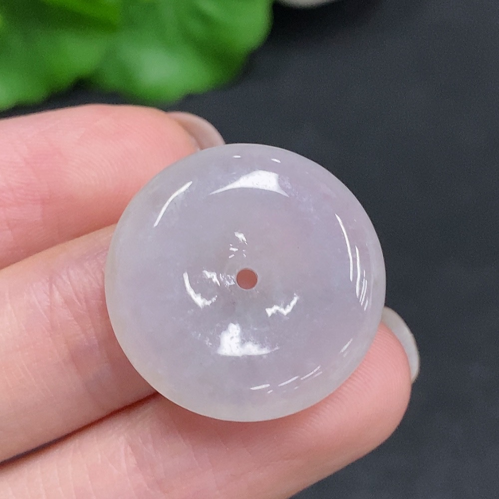 F34003337 Jadeite Peace Buckle, Total Weight Approximately 5.3 Grams