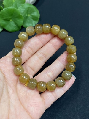 H32770655 Hetian Jade Bracelet, Approx. 9.8mm, Total Weight Approx. 31.9g