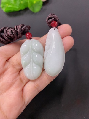 F23638476 翡翠挂件 一手走  配珠非A