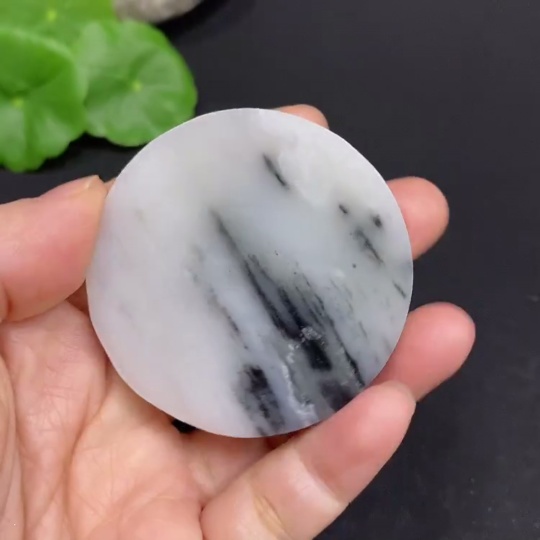 H32812517 Hetian Jade Pendant, Plain Pendant, Total Weight About 40.5g