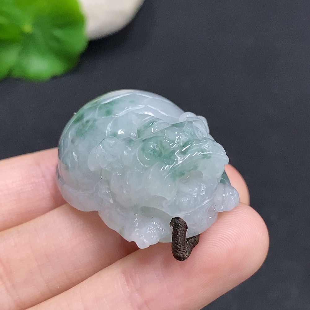 F33876480 JadeiteDragon Turtle Pendant Total Weight Approximately 33.8g