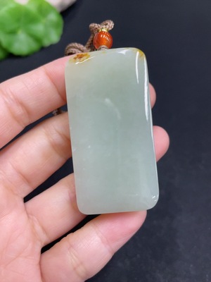 H34052429 Hetian Jade Pendant, Plain Pendant