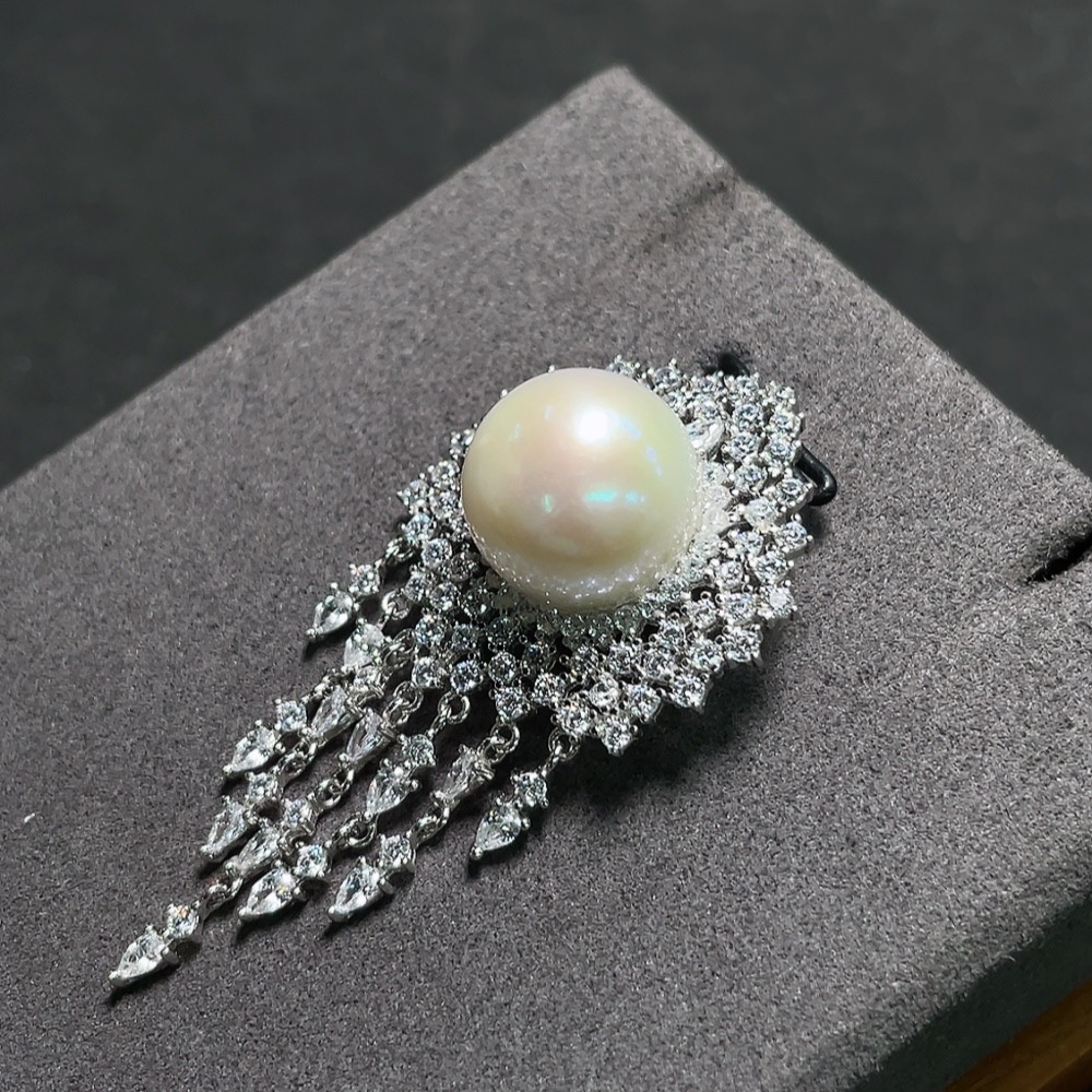 C29385038 Pearl Pendant Non-Gold Setting Total Weight Approx. 8.2g Size About 13.3mm