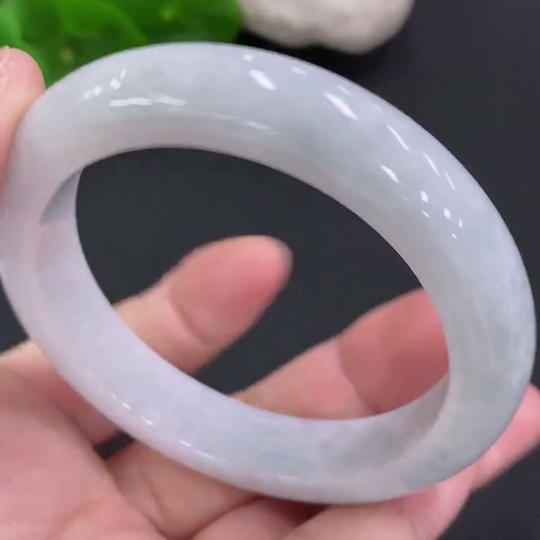 F34071668 Jadeite Round Bracelet Size 57.7 Total Weight Approx. 66.7g