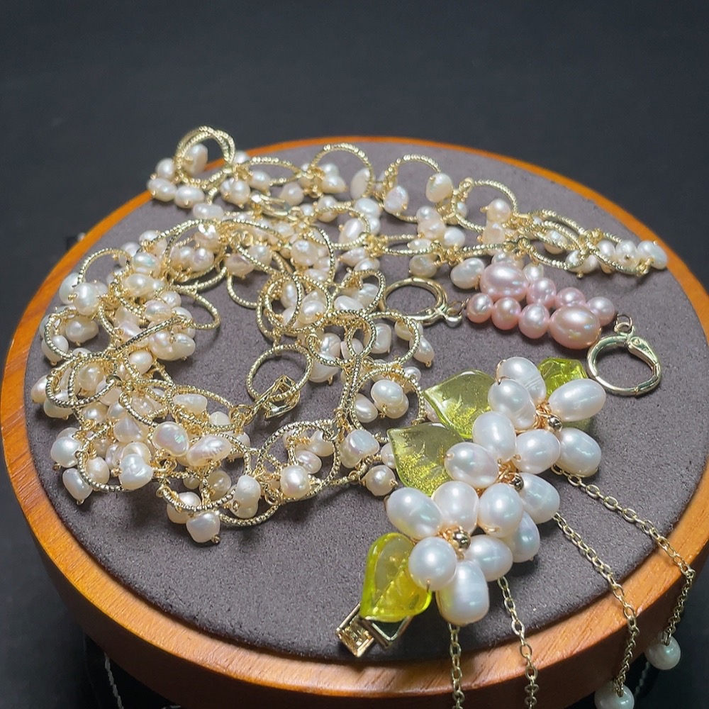 C34988394 Pearl Jewelry Non-Gold Total Weight Approx. 47.8g Sell as a Lot