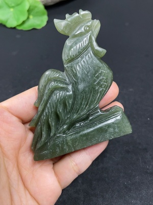 H46559892 和田玉摆件   雄鸡    货品总重约77.3g